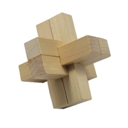 Bằng gỗ sáu lỗ Ming khóa Luban khóa Luban bóng trẻ em cổ điển người lớn trí tuệ đồ chơi điện món quà sinh viên