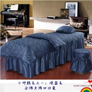 Tinh khiết bông đẹp cao cấp massage dầu gội khử trùng khăn trải giường tấm gia đình bốn chuyên nghiệp xanh tùy chỉnh tối - Trang bị tấm
