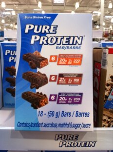 Покупка прямой рассылки из Канады Pure Protein Energy Bar Pure Protein Energy Baseball Sanwei Mixing 18