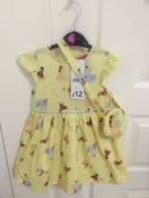 1-6 tuổi xuất khẩu sang thương hiệu trẻ em nổi tiếng Hoa Kỳ mùa hè tay ngắn cho bé váy ngắn - Váy