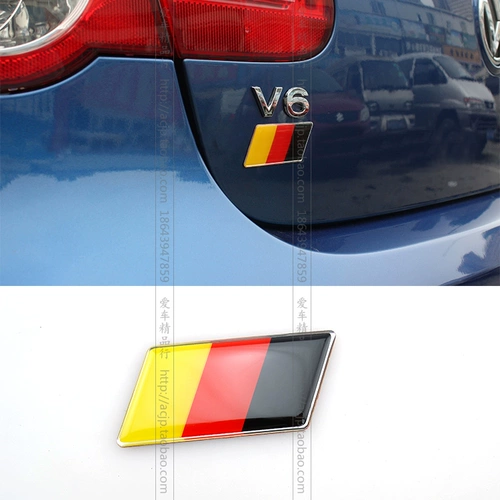 Аудид китайский флаг наклейка Sunteng Magotan Golf 6cc Golf 7 Хвостовые этикетки