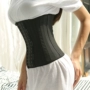 Cao su corset dây đai tráng hỗ trợ mạnh mẽ 25 thép xương vành đai thể thao vành đai để nhận được dạ dày lưới thoáng khí bụng vành đai đai nịt bụng tập gym