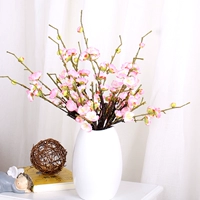Mô phỏng cây đào cây hoa giả hoa nhựa trang trí hoa nhà phòng khách trang trí giả hoa mận cành khô mận - Hoa nhân tạo / Cây / Trái cây chậu hoa giả