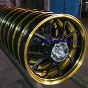 Golden Eagle Horizon Xe thể thao lớn bằng nhôm Phanh đĩa đôi 17 inch Phụ kiện bánh xe Đường đua 110 60 70-17 - Vành xe máy