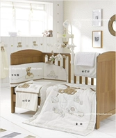 Trân trọng con gấu. Người Anh Mothercare bé bedding set kết hợp giường ngủ của trẻ em bao quanh bởi trẻ em chăn quilt cover new 	bộ chăn ga cho bé gái