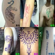 Body Painted Ấn Độ Henna Tattoo Kem Không Thấm Nước Kéo Dài Tattoo Set Cánh Tay Hoa Mô Phỏng Bán vĩnh viễn Nhãn Dán Hình Xăm