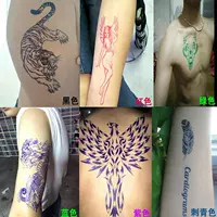 Body Painted Ấn Độ Henna Tattoo Kem Không Thấm Nước Kéo Dài Tattoo Set Cánh Tay Hoa Mô Phỏng Bán vĩnh viễn Nhãn Dán Hình Xăm hình xăm dán không phai