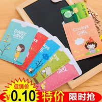Xách tay sinh viên bữa ăn thẻ xe buýt thẻ bộ chủ thẻ ngân hàng korea sáng tạo hai mặt siêu mỏng id thẻ bộ id thẻ bộ ví đựng thẻ cho nữ