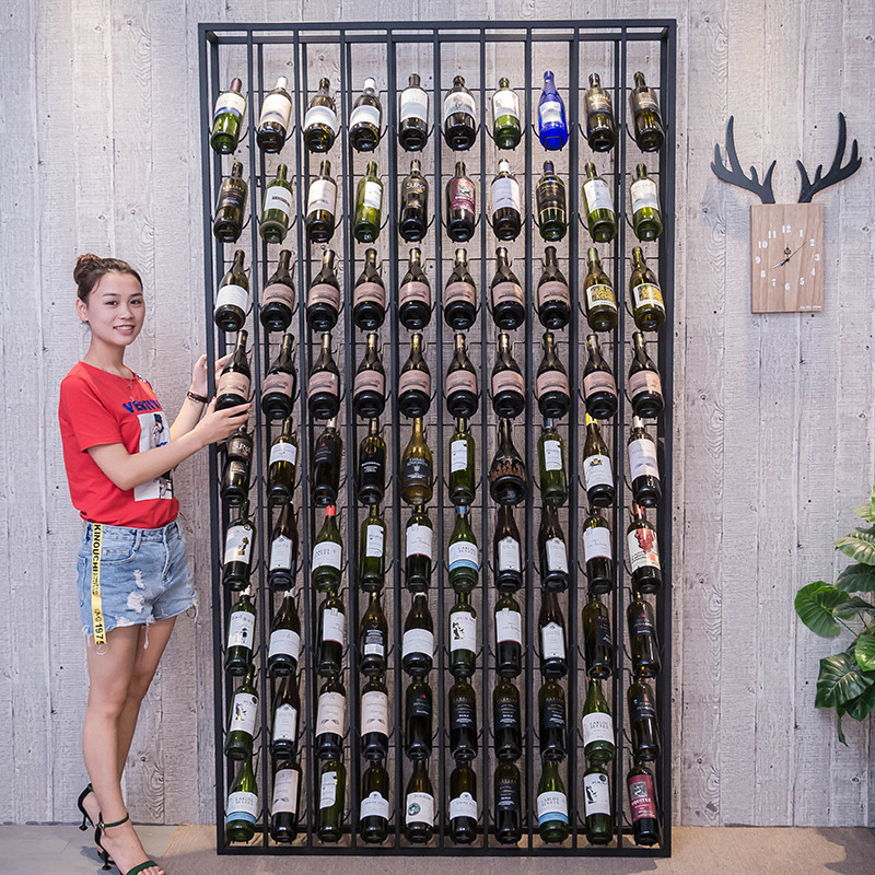 38 46 Simple American Style Tieyi Bar Wine Cabinet Display