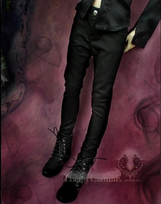 taobao agent Doll, black trousers, loose straight fit, scale 1:4, scale 1:3