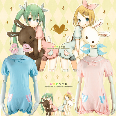 taobao agent Genuine cotton cosplay Hatsune originally V family Miku Rin conjoined sailor clothing sweater cute soft