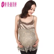 Ting Meikang Mei Ting Phù hợp với bức xạ bà bầu chính hãng chống bức xạ sợi bạc dây đeo phụ nữ mang thai quần áo bảo vệ bức xạ
