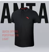Chính hãng ANTA Anta ngắn tay Polo áo sơ mi nam thể thao và giải trí nhanh chóng làm khô T-Shirt chạy áo bóng đá phù hợp với đào tạo