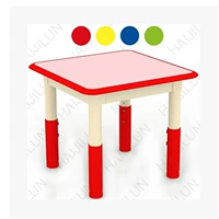 Пластик 4 -Pperson Table 4 -Pperson Tables в детском саду детского стола и стул. Стол. Изучение игрового стола