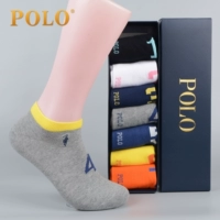 Polo vớ nam mùa xuân và mùa hè mỏng vô hình vớ thuyền vớ vớ nam vớ cotton vớ thể thao tuần 7 đôi 3233 quần tất nhung