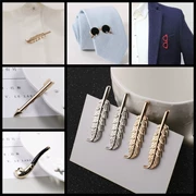 Thời trang nam tie clip kính lông cánh tie nhỏ clip trang trí cá tính phù hợp với trâm cài phụ kiện đôi