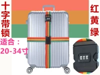 Hành lý túi chéo với khóa mật khẩu khóa du lịch ở nước ngoài vận chuyển hành lý liên quan phụ kiện dây đeo hành lý lót túi xách