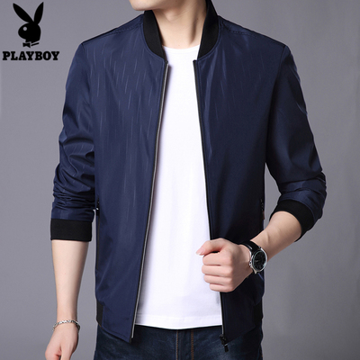 Playboy của nam giới áo khoác mới áo khoác nam thanh niên của Hàn Quốc thường xu hướng đồng phục bóng chày đẹp trai của nam giới mùa xuân và mùa thu Đồng phục bóng chày