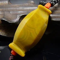 Антиквариат Разное Сбор 战 Агат Урагивающие Государства Красный Агат Северный билет Полный желтый пинг пинг. Кулон мужчин и женщин