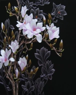 Nổi tiếng cổ thêu nghệ thuật thêu thêu diy kit người mới bắt đầu handmade sơn trang trí với mũi khâu magnolia 40 * 50 CM