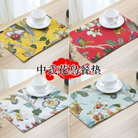 Các tấm bếp dao kéo mới Trung Quốc bát mat mat bảng nồi mat chống nóng vải bông placemat ins gió - Khăn trải bàn khăn bàn hội nghị