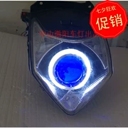 Áp dụng cho Kaidian KD150 F xe máy đèn xenon ống kính mắt thiên thần đèn pha lắp ráp sửa đổi mắt ma quỷ đèn