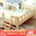 Đa chức năng rắn gỗ đơn giản trẻ em hiện đại của giường với hộ lan tôn sóng cậu bé khu dân cư kết hợp đồ nội thất loại giường cot Giường