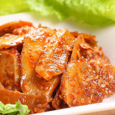 四川特产零食 品品人生香辣牛板筋 麻辣 烧烤味 40g