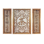 Dongyang khắc gỗ cổ gỗ mặt dây chuyền hoa cửa sổ lưới phân vùng màn hình hiên phong cách Trung Quốc tường tại chỗ đặc biệt cung cấp