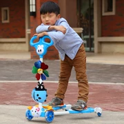 Trẻ em của scooter 3-6 tuổi chân yo xe 6 tuổi trẻ em trẻ em trẻ em bốn bánh scooter xe đẩy em bé