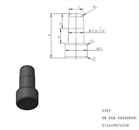 Продажи позиционирования KCF -, φ10,5*φ15*30 мм Продажа позиционирования изоляции в соответствии с размером чертежа