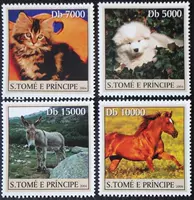 Сан -Доми и Принсби в 2004 году домашние животные кошки, собаки, ослы и штампы 4 Новые