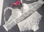 Đặc biệt hàng ngày D Cup Châu Âu và Châu Mỹ Cup mỏng Điều chỉnh Sexy White Lace Sexy Ladies Đồ lót Kích thước lớn Áo ngực áo ngực học sinh