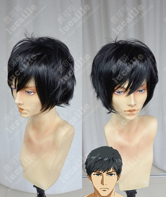 taobao agent Black wig, cosplay