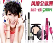 Thai Mistine Makeup Five-Piece Set Eye Makeup Eyelash Mascara Lông mày Pencil Powder Powder Strawberry nhỏ - Bộ trang điểm