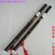 Nhà sản xuất nhạc cụ dân gian Vân Nam Zizhu chéo thổi có thể tháo rời F giai điệu G giai điệu bắt đầu Bawu - Nhạc cụ dân tộc