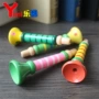 Trẻ em bằng gỗ của đồ chơi giáo dục âm nhạc trumpet nhỏ tiếng còi thổi Orff cụ đầy màu sắc đồ chơi vui vẻ vương quốc đồ chơi