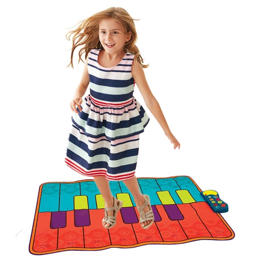 Танцующее пианино, музыкальный игровой коврик, ковер для спортзала, игрушка, США, семейный стиль