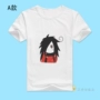 Uchiha sóng tại chỗ xung quanh quần áo Naruto t-shirt Anime ngắn tay áo Phim Hoạt Hình người đàn ông dễ thương và phụ nữ những người yêu thích quần áo hình dán anime