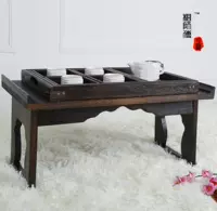 đốt đồ trà tatami bảng kang giường bảng bảng xếp bảng bàn máy tính cửa sổ vịnh bàn gỗ Paulownia - Bàn trà ban ghe dep