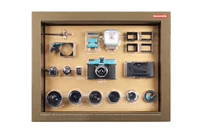 LOMO máy ảnh Diana F + kit luxury full set hộp quà tặng tất cả các ống kính SF instax mini 10