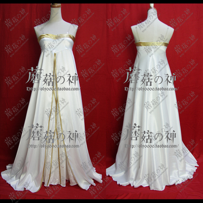 taobao agent Oly-Fate Zero Altolia Saber Illi Illustration White Dress COS custom