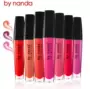 By nanda rose town nhuộm son bóng son bóng mờ son môi giữ ẩm trang điểm nude không thấm nước - Son bóng / Liquid Rouge 	son bóng focallure review	