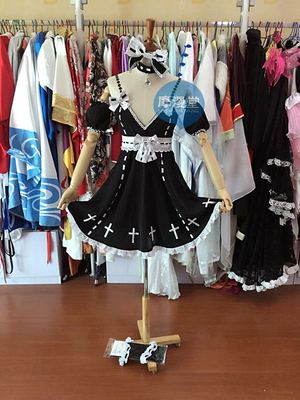 taobao agent [Mo Mantang] Chocolate vanilla anthropomorphic cosplay clothing cute maid loli women's skirt spot