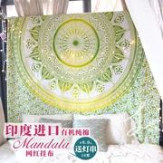 Mandala Mandala handmade Ấn Độ tấm thảm vải treo bông tuyết nhảy múa tấm thảm tấm thảm phòng khách phòng ngủ tùy chỉnh - Tapestry