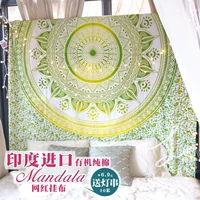 Mandala Mandala handmade Ấn Độ tấm thảm vải treo bông tuyết nhảy múa tấm thảm tấm thảm phòng khách phòng ngủ tùy chỉnh - Tapestry thảm treo đầu giường