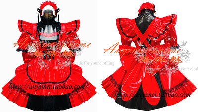taobao agent Red short clothing PVC for princess, cosplay