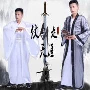 Trang phục cổ tích mới kiếm sĩ hiệp sĩ trang phục anh hùng trang phục Tang phù hợp với Hanfu cổ hiệp sĩ nam trang phục biểu diễn - Trang phục dân tộc