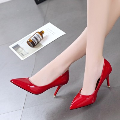 taobao agent Footwear pointy toe high heels, plus size, 7cm, for transsexuals, cosplay