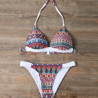 Áo tắm mới 2018 áo tắm in hình bikini châu Âu và Mỹ đồ bơi nữ liền thân